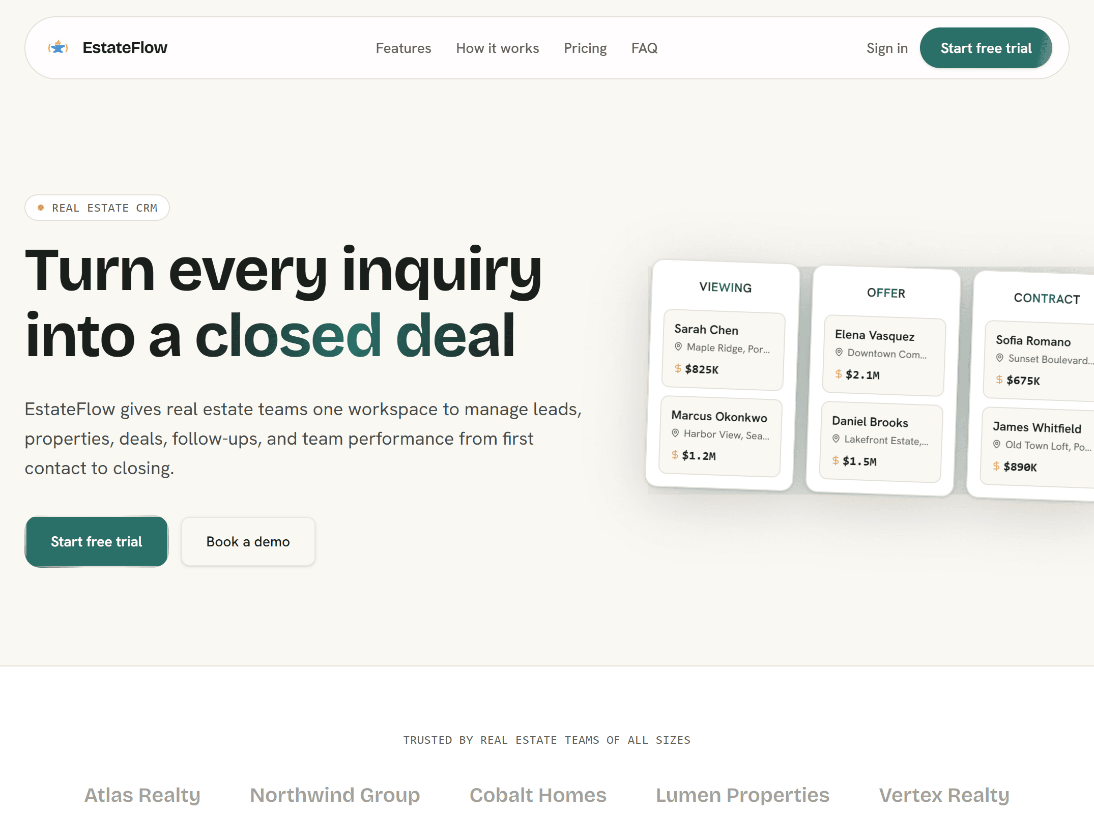 EstateFlow example